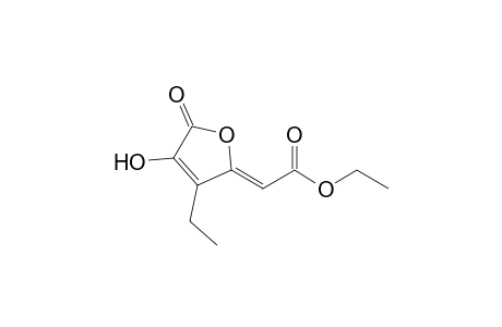 3-Hydroxy-4-ethyl-5-(ethoxycarbonylmethylene)dihydrofuran-2-one