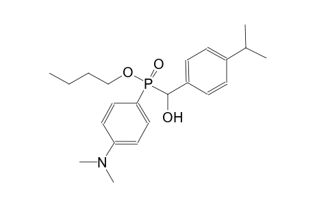 butyl 4-(dimethylamino)phenyl[hydroxy(4-isopropylphenyl)methyl]phosphinate