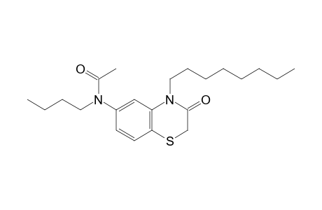 6-Acetylbutylamino-4-octyl-2H-1,4-benzothiazin-3-one