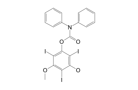 5-(N,N-DIPHENYLCARBAMOYLOXY)-2,4,6-TRIIODO-3-METHOXYPHENOL