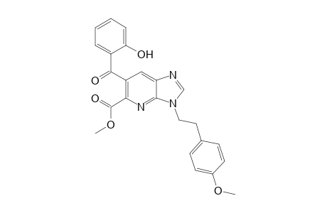 Methyl 3-(4-methoxyphenethyl)-6-(2-hydroxybenzoyl)-3H-imidazo[4,5-b]pyridine-5-carboxylate