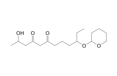 10-(oxan-2-yloxy)-2-oxidanyl-dodecane-4,6-dione