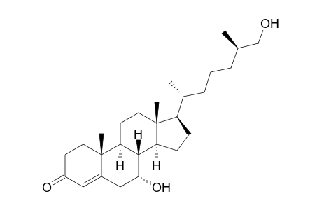 (7R,8S,9S,10R,13R,14S,17R)-10,13-dimethyl-17-[(2R,6R)-6-methyl-7-oxidanyl-heptan-2-yl]-7-oxidanyl-1,2,6,7,8,9,11,12,14,15,16,17-dodecahydrocyclopenta[a]phenanthren-3-one