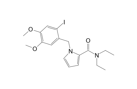 N,N-diethyl-1-(2-iodo-4,5-dimethoxy-benzyl)pyrrole-2-carboxamide