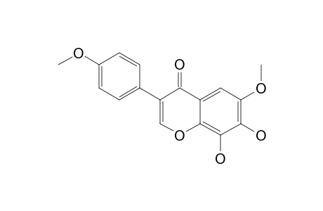 DIPTERYXIN;7,8-DIHYDROXY-6,4'-DIMETHOXY-ISOFLAVONE