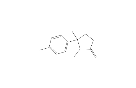 Benzene, 1-(1,2-dimethyl-3-methylenecyclopentyl)-4-methyl-, cis-