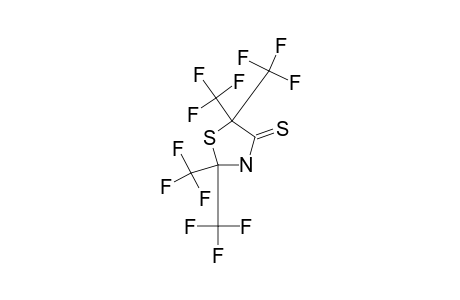2,5-Dihydro-2,2,5,5-tetrakis(trifluoromethyl)-4-thiazolidinethione