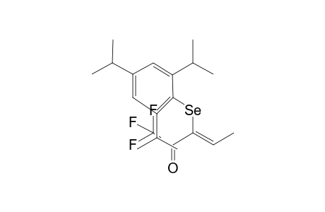 (Z)-1,1,1-Trifluoro-3-(2,4,6-triisopropylphenylselanyl)pent-3-en-2-one