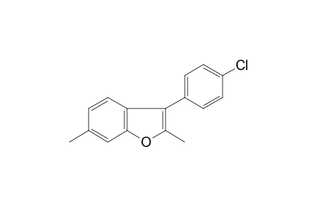 3-(4-Chlorophenyl)-2,6-dimethyl-1-benzofuran