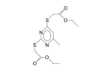 2,4-Bis(ethoxycarbonylmethylthio)-6-methyl-uracil
