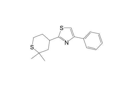 Thiazole, 2-(2,2-dimethyl-tetrahydrothiopyran-4-yl)-4-phenyl-