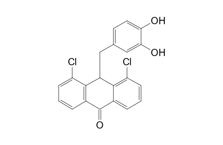4,5-Dichloro-10-(3,4-dihydroxybenzyl)-10H-anthracen-9-one