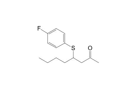 4-(p-Fluorophenylthio)octan-2-one
