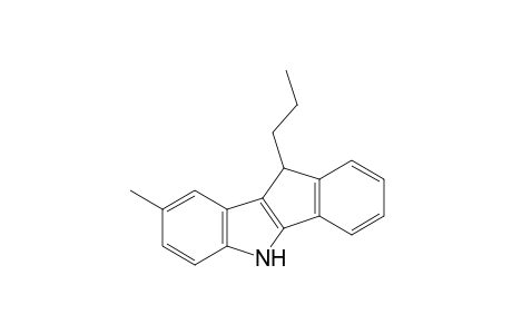 5,10-Dihydro-8-methyl-10-propylindeno[1,2-b]indole