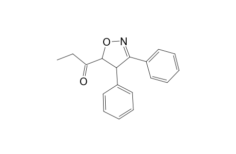 1-(3,4-Diphenyl-4,5-dihydro-5-isoxazolyl)-1-propanone