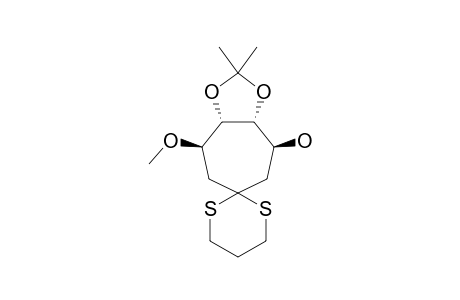 (3AR)-8C-METHOXY-2,2-DIMETHYL-(3AR,8AT)-3A,4,5,7,8,8A-HEXAHYDROSPIRO-[CYCLOHEPTA-[1,3]-DIOXOLO-6,2'-[1,3]-DITHIAN]-4C-OL