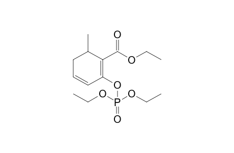 2-Diethoxyphosphoryloxy-6-methyl-1-cyclohexa-1,3-dienecarboxylic acid ethyl ester