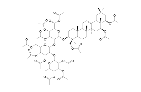 3-O-[ALPHA-L-RHAMNOPYRANOSYL-(1->2)-O-BETA-D-GLUCOPYRANOSYL-(1->2)-BETA-D-GLUCURONOPYRANOSYL]-3-BETA,16-BETA,22-BETA,24-TETRAHYDROXY-OLEAN-12-ENE-