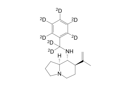 (7R,8R,8aS)-N-[D7]-benzyl-7-(prop-1-en-2-yl)octahydroindolizin-8-amine