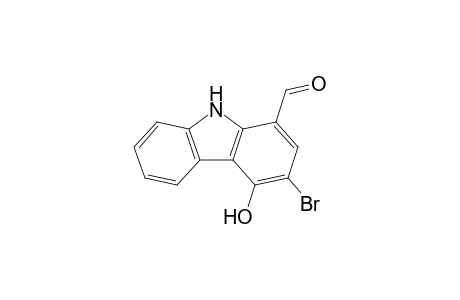 3-Bromo-4-hydroxy-9H-carbazole-1-carbaldehyde