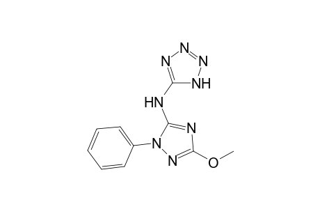 5-(3-Methoxy-1-phenyl-1,2,4-triazol-5-ylamino)tetrazole