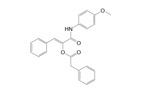 (Z)-1-(4-methoxyphenylcarbamoyl)-2-phenylvinyl 2-phenylacetate