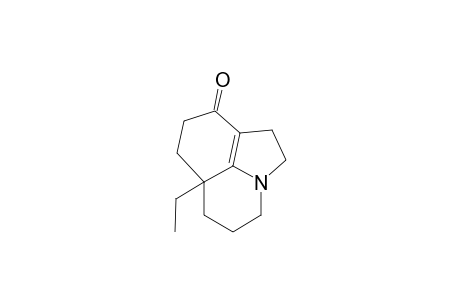 (+-)-6a-Ethyl-1,2,4,5,6,6a,7,8-octahydro-9H-pyrrolo[3,2,1-i,j]quinoline-9-one