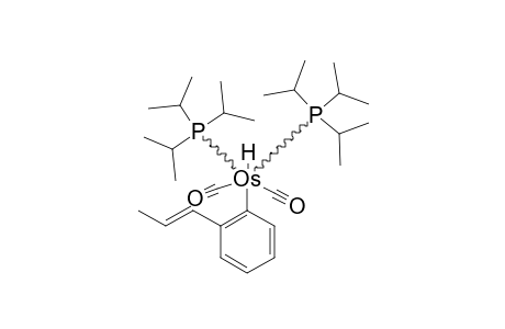 OSH[C6H4-2-(E-CH=CHCH3)](CO)2(P-ISO-PR3)2