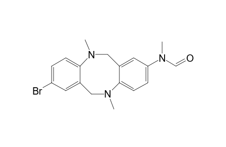 5,6,11,12-Tetrahydro-5,11-dimethyl-8-bromo-2-(N-methyl-N-formylamino)dibenzo[b,f][1,5]diazocine