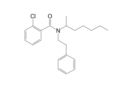 2-Chlorobenzamide, N-(2-phenylethyl)-N-(2-heptyl)-