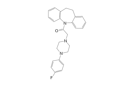 1-(5,6-dihydrobenzo[b][1]benzazepin-11-yl)-2-[4-(4-fluorophenyl)-1-piperazinyl]ethanone