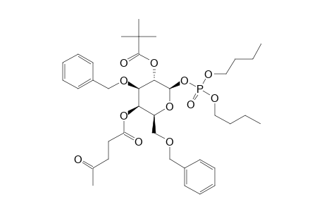 DIBUTYL-3,6-DI-O-BENZYL-4-O-LEVULINOYL-2-O-PIVALOYL-BETA-D-GALACTOPYRANOSIDE-PHOSPHATE
