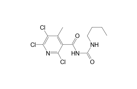 Pyridine-3-carboxamide, N-butylaminocarbonyl-2,5,6-trichloro-4-methyl-