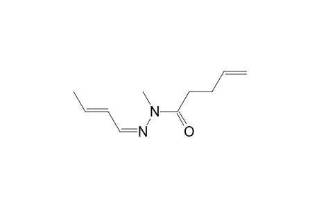 Crotonaldehyde N-(pent-4-enoyl)-N-methylhydrazone