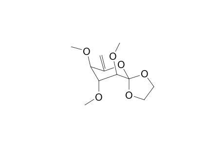1,6-Dideoxy-1,1-ethylenedioxy-2,3,4-tri-O-methyl-D-xylo-hex-5-enopyranose