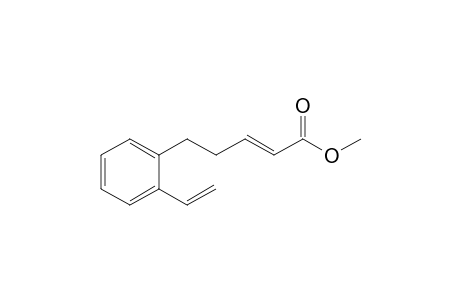 Methyl 5-(2'-ethenylphenyl)pent-2-enoate