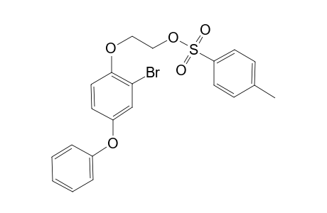 2-(2-bromanyl-4-phenoxy-phenoxy)ethyl 4-methylbenzenesulfonate