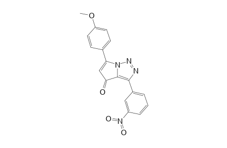 6-p-Methoxyphenyl-3-nitrophenyl-4H-pyrrolo[1,2-c][1,2,3]triazol-4-one