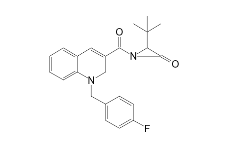3-tert-Butyl-1-((1-(4-fluorobenzyl)-1,2-dihydroquinolin-3-yl)carbonyl)aziridin-2-one