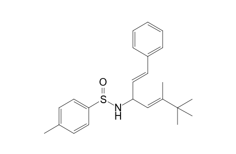 4-Methyl-N-[3',4',4'-trimethyl-1'-(2'-phenylethenyl)pent-2'-enyl]-benzenesulfinamide