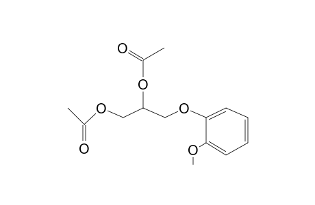 1,2-Diacetoxy-3-(2-methoxyphenoxy)propane