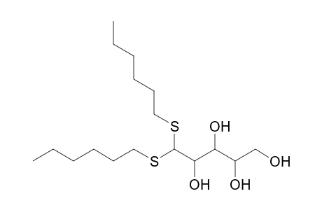 d-Lyxose, dihexyl mercaptal