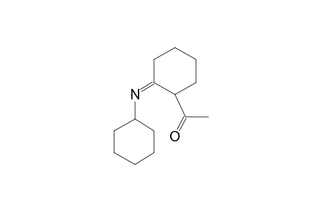 N-(2-Acetylcyclohexylidene)cyclohexylamine