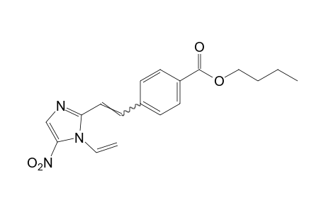 p-[2-(5-nitro-1-vinylimidazol-2-yl)vinyl]benzoic acid, butyl ester