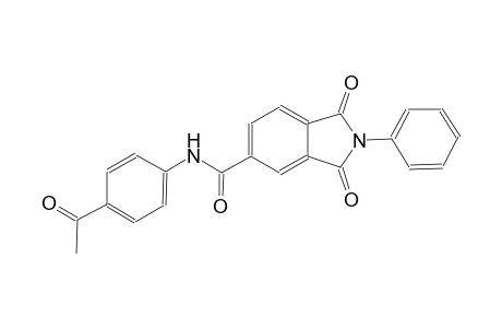 1H-isoindole-5-carboxamide, N-(4-acetylphenyl)-2,3-dihydro-1,3-dioxo-2-phenyl-