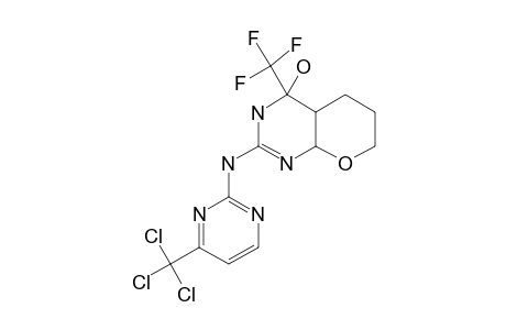 2-[[4-(TRICHLOROMETHYL)-PYRIMIDIN-2-YL]-AMINO]-4-(TRIFLUOROMETHYL)-3,4A,5,6,7,8A-HEXAHYDRO-4H-PYRANO-[2,3-D]-PYRIMIDIN-4-OL