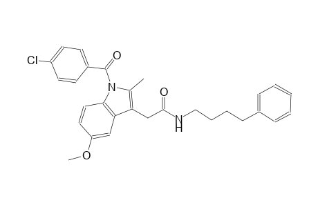 1H-indole-3-acetamide, 1-(4-chlorobenzoyl)-5-methoxy-2-methyl-N-(4-phenylbutyl)-