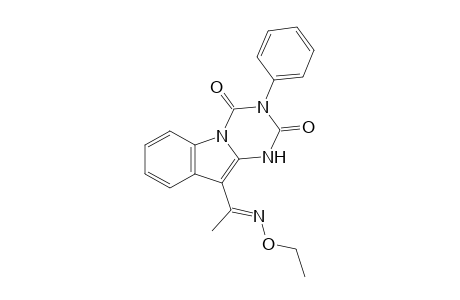 10-{1-[(E)-Ethoxyimino]-ethyl}-3-phenyl-1H-[1,3,5]triazino[1,2-a]indole-2,4-dione