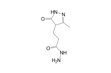 3-(3-keto-5-methyl-2-pyrazolin-4-yl)propionohydrazide