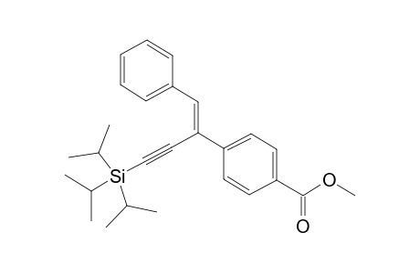 Methyl (Z)-4-(1-phenyl-4-(triisopropylsilyl)but-1-en-3-yn-2-yl)benzoate